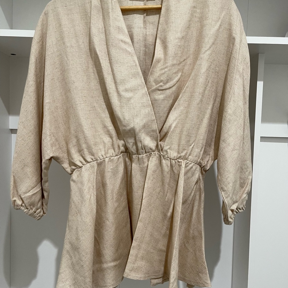 Mango linen shirt